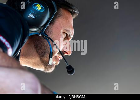 Detroit, MICHIGAN, États-Unis. 3rd juin 2022. Le parc Belle Isle accueille la série IMSA pour le Grand Prix de Detroit de Chevrolet à Detroit, MI, États-Unis. (Image de crédit : © Walter G. Arce Sr./ZUMA Press Wire) Banque D'Images