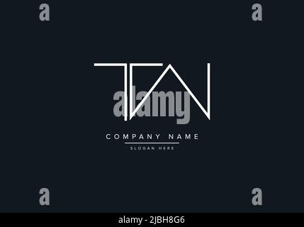 Modèle de scénario de logo TW de lettres créatives. Illustration de Vecteur
