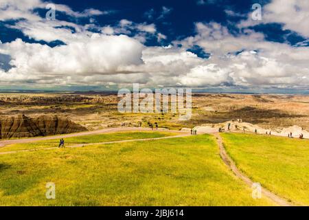 Oublier, Pinnacles Badlands National Park (Dakota du Sud) Banque D'Images