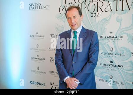 Madrid, Espagne. 06th juin 2022. Emilio Butragueño participe aux prix « Corporate Excellence » 2022 de l'hôtel InterContinental de Madrid. (Photo par Atilano Garcia/SOPA Images/Sipa USA) crédit: SIPA USA/Alay Live News Banque D'Images