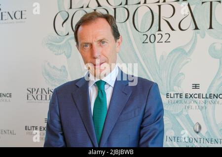 Madrid, Espagne. 06th juin 2022. Emilio Butragueño participe aux prix « Corporate Excellence » 2022 de l'hôtel InterContinental de Madrid. (Photo par Atilano Garcia/SOPA Images/Sipa USA) crédit: SIPA USA/Alay Live News Banque D'Images