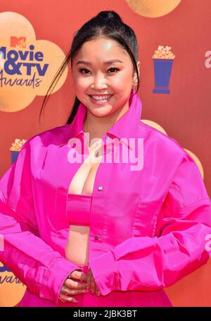 Lana Condor assiste aux MTV Movie and TV Awards 2022 à Barker Hangar à Santa Monica, Los Angeles, Etats-Unis, le 05 juin 2022. Banque D'Images