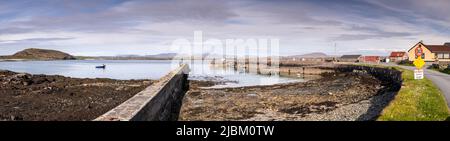 Baie de Bunowen dans le comté de Galway, Irlande Banque D'Images