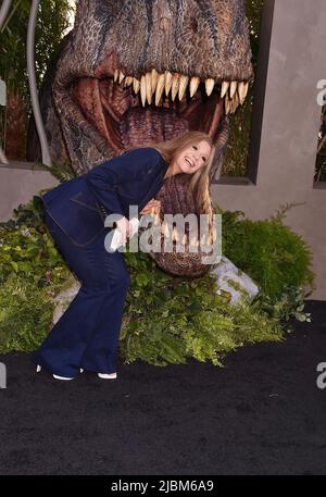 Hollywood, env. 06th juin 2022. Ariana Richards assiste à la première de Universal Pictures 'Jurassic World Dominion' à Los Angeles au TCL Chinese Theatre on 06 juin 2022 à Hollywood, Californie. Crédit : Jeffrey Mayer/JTM photos/Media Punch/Alay Live News Banque D'Images