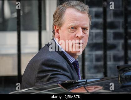 Westminster, Londres, Royaume-Uni. 07th juin 2022. Alister Jack, député, secrétaire d'État pour l'Écosse. Les ministres assistent à la réunion hebdomadaire du Cabinet au 10 Downing Street, à la suite du vote de confiance à l'égard de Boris Johnson hier. Credit: Imagetraceur/Alamy Live News Banque D'Images