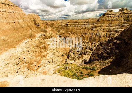 Sentier de la fenêtre, parc national des Badlands, Dakota du Sud Banque D'Images