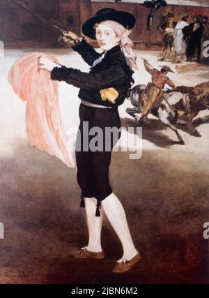 Mademoiselle Victorin dans le Costume d'une Espada, peinture de l'artiste français Edouard Manet, 1862 Banque D'Images