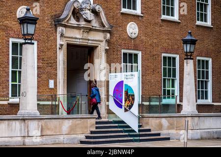 The Foundling Museum London - The Foundling Museum in Brunswick Sq London est 1998 raconte l'histoire de l'hôpital Foundling pour enfants abandonnés. Banque D'Images