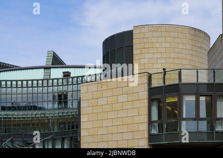 Le Landtag de Rhénanie-du-Nord-Westphalie, le Parlement de l'Etat fédéral allemand de Rhénanie-du-Nord-Westphalie dans la capitale de Düsseldorf,23.5.22 Banque D'Images