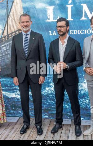 Madrid, Espagne. 07th juin 2022. Le roi Felipe VI au photocall pour le premier film Sin limites à Madrid le mardi 7 juin 2022. Credit: CORMON PRESSE/Alamy Live News Banque D'Images