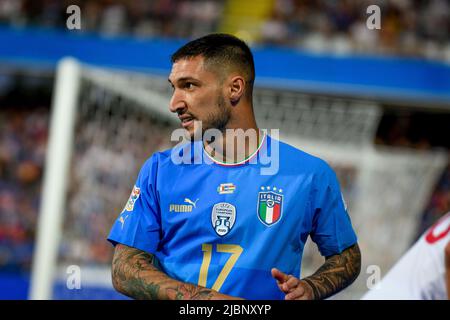 Cesena, Italie. 07th juin 2022. Déception du Matteo Politano en Italie contre la Hongrie, match de football de la Ligue des Nations de l'UEFA à Cesena, Italie, 07 juin 2022 crédit: Agence de photo indépendante/Alamy Live News Banque D'Images