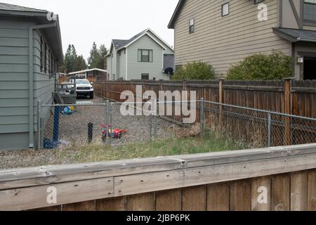 États-Unis, Oregon, Bend, New Bend, Development Reed Market et 15th Street à l'angle sud-ouest, 2022 Banque D'Images