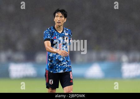 Tokyo, Japon. 6th juin 2022. Genki Haraguchi (JPN) football : Kirin Challenge Cup 2022 match entre le Japon 0-1 Brésil au Stade National de Tokyo, Japon . Credit: AFLO/Alay Live News Banque D'Images