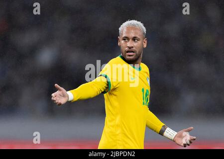 Tokyo, Japon. 6th juin 2022. Neymar Jr (BRA) football : Kirin Challenge Cup 2022 match entre le Japon 0-1 Brésil au Stade National de Tokyo, Japon . Credit: AFLO/Alay Live News Banque D'Images