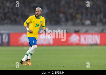 Tokyo, Japon. 6th juin 2022. Neymar Jr (BRA) football : Kirin Challenge Cup 2022 match entre le Japon 0-1 Brésil au Stade National de Tokyo, Japon . Credit: AFLO/Alay Live News Banque D'Images