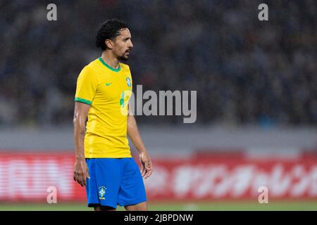 Tokyo, Japon. 6th juin 2022. Marquinhos (BRA) football : Kirin Challenge Cup 2022 match entre le Japon 0-1 Brésil au Stade National de Tokyo, Japon . Credit: AFLO/Alay Live News Banque D'Images