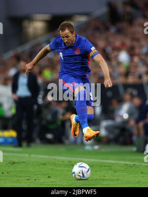 Munich, Allemagne, 7th juin 2022. Harry Kane d'Angleterre lors du match de l'UEFA Nations League à l'Allianz Arena de Munich. Le crédit photo devrait se lire: David Klein / Sportimage Banque D'Images
