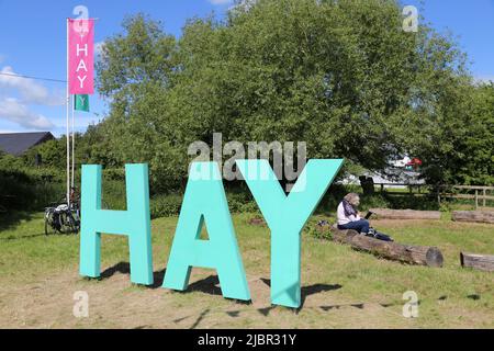 Hay Festival 2022, Hay-on-Wye, Brecknockshire, Powys, pays de Galles, Grande-Bretagne, Royaume-Uni, Royaume-Uni, Europe Banque D'Images