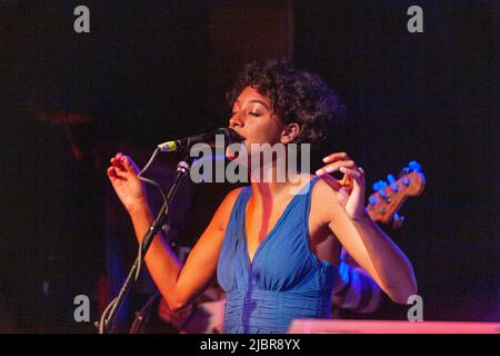 Corinne Bailey Rae se présentant aux Gypsy Tea Rooms 12th août 2006, Deep Ellum, Dallas, Texas, États-Unis d'Amérique. Banque D'Images