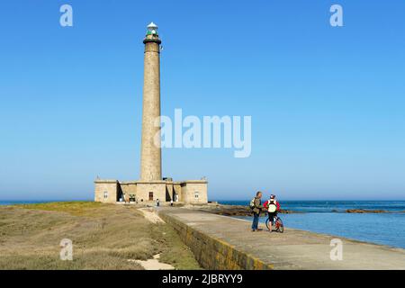 France, Manche, Cotentin, Gatteville le Phare ou Gatteville Phare, Gatteville phare ou Gatteville Barfleur phare à la pointe de Barfleur Banque D'Images