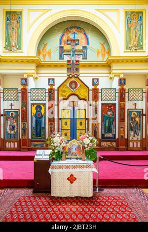 Cathédrale de France, Paris, Saint-Vladimir-le-Grand ou Saint-Volodymyr-le-Grand, temple grec-catholique ukrainien Banque D'Images