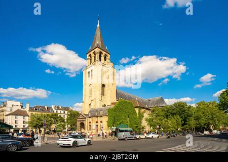 France, Paris, église Saint-Germain-des-Prés Banque D'Images