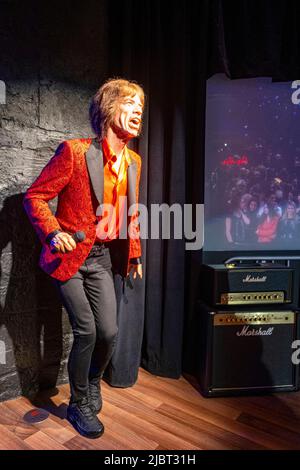France, Paris, Musée Grévin, Musée de cire, Mick Jagger Banque D'Images