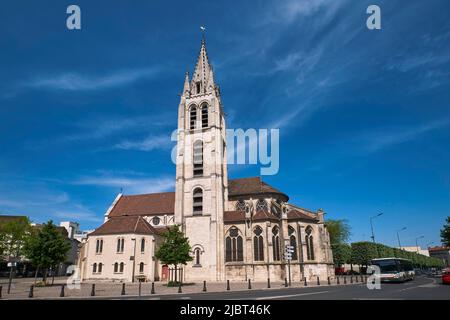 France, Val de Marne, Vitry sur Seine, église Saint Germain Banque D'Images