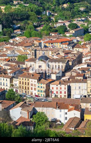 France, Hérault, Lodeve, escale sur le chemin de Saint-Jacques-de-Compostelle en chemin d'Arles (via Tolosana) Banque D'Images