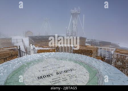 France, Gard, Parc National des Cévennes, Observatoire météorologique du Mont Aigoual, Valleraugue Banque D'Images