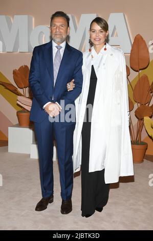 New York, États-Unis. 07th juin 2022. (G-D) Edgar Bronfman et Clarissa Bronfmanassistent à la fête de MoMA dans le jardin 2022 au Musée d'art moderne de New York, NY, 7 juin 2022. (Photo par Anthony Behar/Sipa USA) crédit: SIPA USA/Alay Live News Banque D'Images