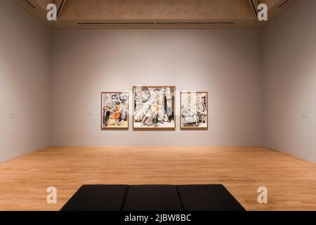 Londres, Royaume-Uni, 5th juillet 2021, l'une des expositions rétrospectives les plus complètes de l'artiste portugais Paula Rego à Tate Britain. Il a ouvert le 7th juillet 2021., Andrew Lalchan Photography/Alamy Live News Banque D'Images