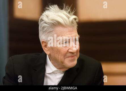 Kiev, Ukraine. 18th novembre 2017. Le réalisateur, scénariste, producteur et acteur américain David Lynch est arrivé en Ukraine pour ouvrir un bureau de sa fondation caritative. Le réalisateur David Keith Lynch (né 20 janvier 1946) est un cinéaste américain, peintre, artiste visuel, acteur, musicien, et écrivain. (Photo de Mykhaylo Palinchak/SOPA Images/Sipa USA) crédit: SIPA USA/Alay Live News Banque D'Images