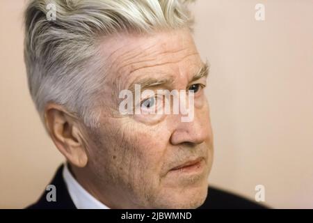 Kiev, Ukraine. 18th novembre 2017. Le réalisateur, scénariste, producteur et acteur américain David Lynch est arrivé en Ukraine pour ouvrir un bureau de sa fondation caritative. Le réalisateur David Keith Lynch (né 20 janvier 1946) est un cinéaste américain, peintre, artiste visuel, acteur, musicien, et écrivain. (Photo de Mykhaylo Palinchak/SOPA Images/Sipa USA) crédit: SIPA USA/Alay Live News Banque D'Images