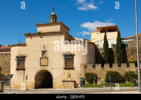 Puerta de Trujillo, une des six portes de Plasencia, Espagne Banque D'Images