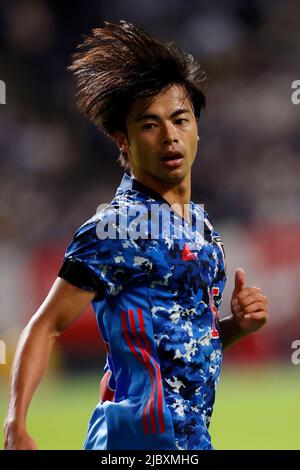 Hokkaido, Japon. 2nd juin 2022. Kaoru Mitoma (JPN) football : KIRIN Challenge Cup 2022 match entre le Japon 4-1 Paraguay au Sapporo Dome à Hokkaido, Japon . Credit: AFLO/Alay Live News Banque D'Images