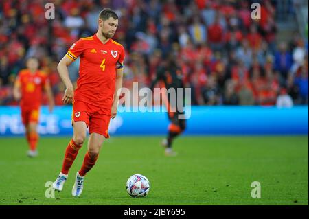 Cardiff, Royaume-Uni. 08th juin 2022. Lors du match de la Ligue internationale des Nations de mens entre le pays de Galles et l'ampli ; pays-Bas au Cardiff City Stadium à Cardiff, pays de Galles Karl W Newton/Sports Press photos SPP crédit: SPP Sport Press photo. /Alamy Live News Banque D'Images