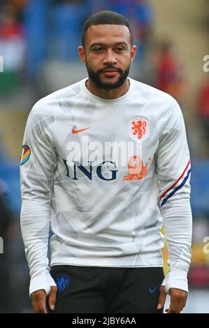 Cardiff, Royaume-Uni. 08th juin 2022. Lors du match de la Ligue internationale des Nations de mens entre le pays de Galles et l'ampli ; pays-Bas au Cardiff City Stadium à Cardiff, pays de Galles Karl W Newton/Sports Press photos SPP crédit: SPP Sport Press photo. /Alamy Live News Banque D'Images