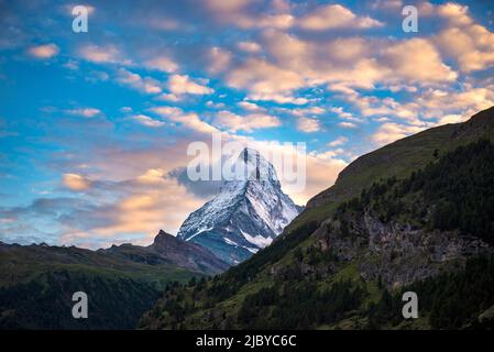 Zermatt, Suisse. Le Cervin Banque D'Images