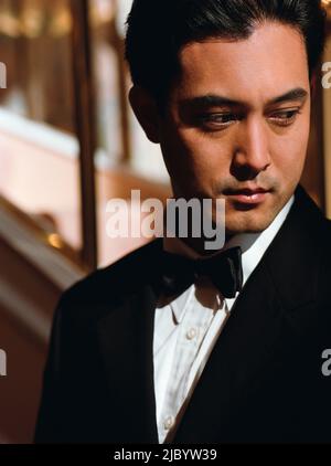 Asian man wearing tuxedo Banque D'Images