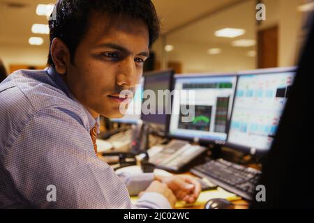Portrait de nombreux ordinateurs Banque D'Images