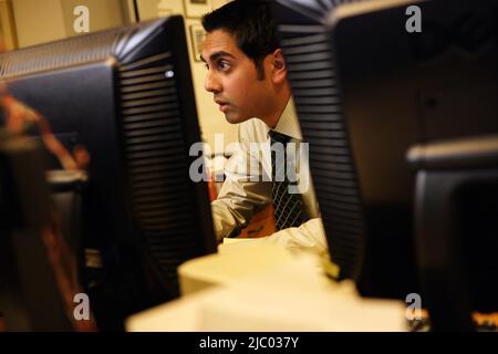 Portrait de nombreux ordinateurs Banque D'Images