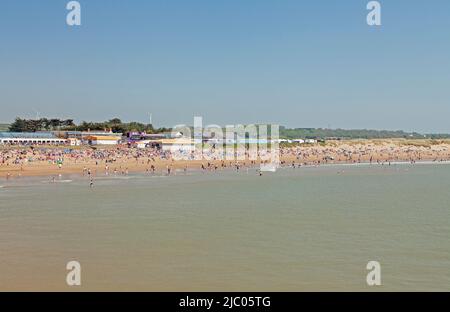 Plage de vacances Bondy Bank, Sandy Bay, Porthcawl, Bridgend, pays de Galles du Sud, ROYAUME-UNI Banque D'Images