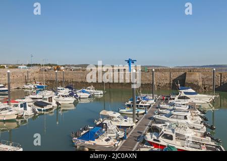 Marina de Porthcawl, Porthcawl, Bridgend, South Wales, UK Banque D'Images