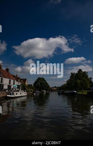 Riverside, Ely Banque D'Images
