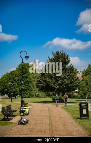Jubilee Gardens, Ely, Cambridgeshire Banque D'Images