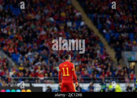 08-06-2022: Sport: Pays de Galles contre Nederland CARDIFF, ROYAUME-UNI - JUIN 8: Gareth Bale (pays de Galles) pendant le match de la Ligue des Nations entre le pays de Galles et Nederla Banque D'Images