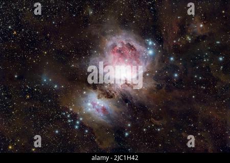 Le Grand Astrographe Orion Nebula Banque D'Images