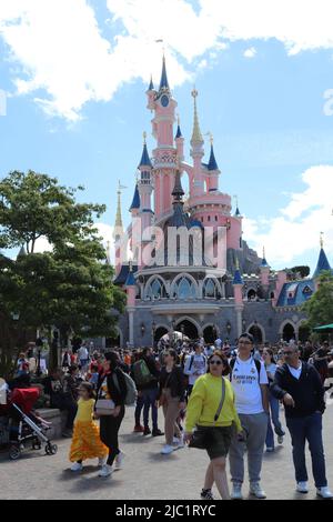 Le 30 anniversaire de Disneyland Paris France Banque D'Images