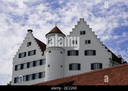 Château d'Aulendorf dans le quartier de Ravensburg. Aulendorf, Bade-Wurtemberg, Allemagne, 6.6.22 Banque D'Images